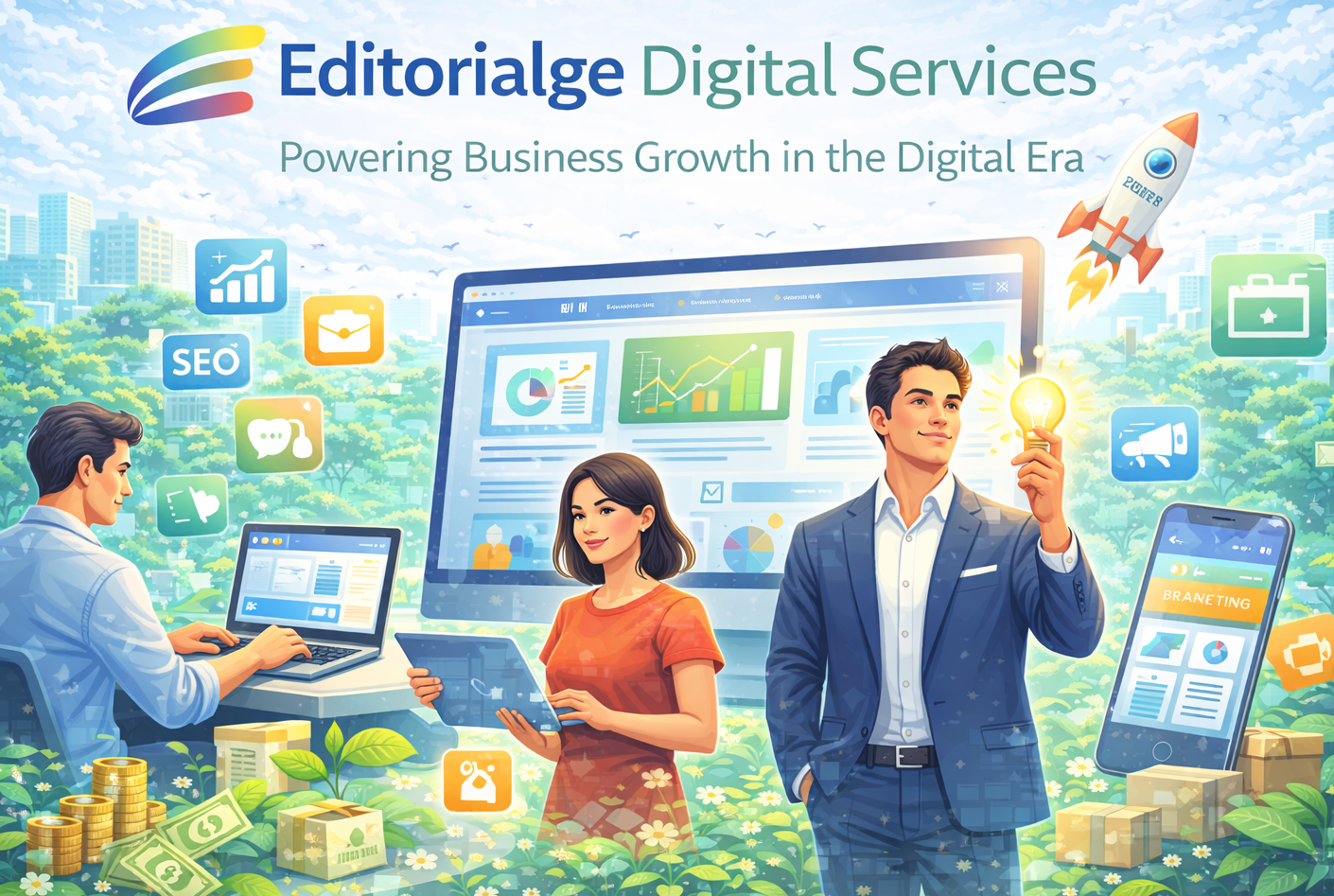 Editorialge Digital Services: Powering Business Growth in the Digital Era